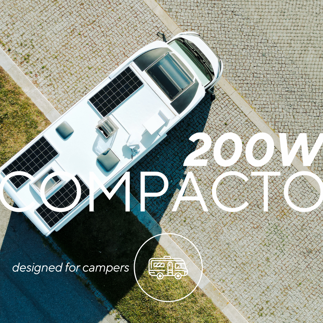 PAINEL SOLAR 200w MONO PERC 12v Autocaravana