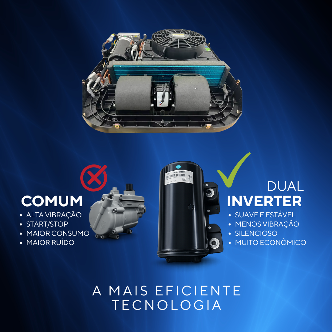 AR CONDICIONADO 12V para AUTOCARAVANA | Inverter